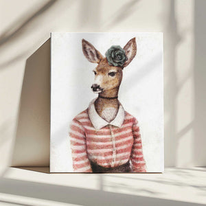 Tablou canvas „A Deer With A Human Body Shape” de Mike Koubou