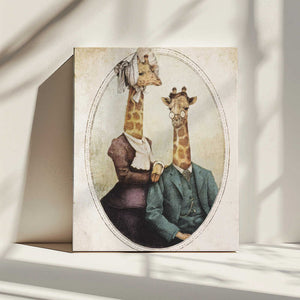 Tablou canvas „High Class Couple” de Mike Koubou