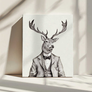 Tablou canvas „Human Body Dressed In Vintage Attire” de Mike Koubou