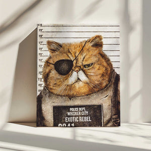 Tablou canvas „Funny Cat” de Mike Koubou