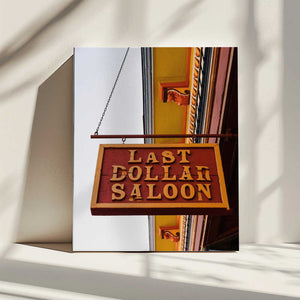 Tablou canvas „Last Dollar Saloon” de Del Mundo Imagery