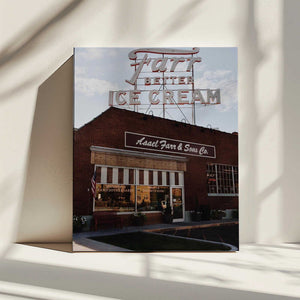 Tablou canvas „Farr Better Ice Cream” de Del Mundo Imagery