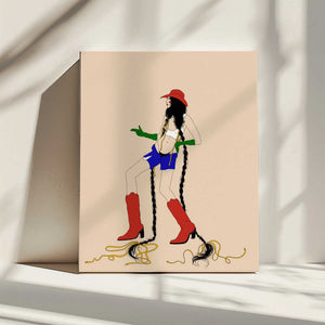 Tablou canvas „Guns Out” de Juliana Kokolari