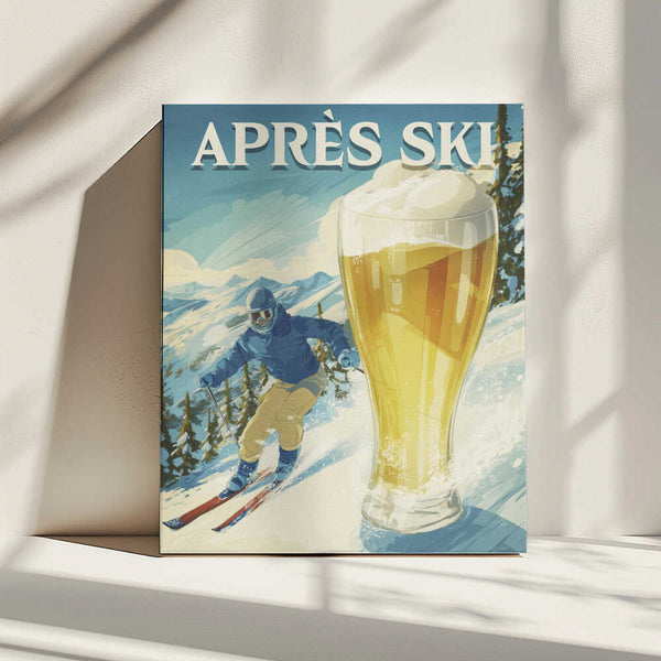 Tablou canvas „Apres Ski Retro” de Andreas Magnusson