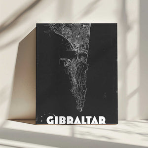 Tablou canvas „Gibraltar British Overseas Territory” de Nicholas