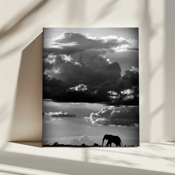 Tablou canvas „He walks under an African Sky” de WildPhotoArt