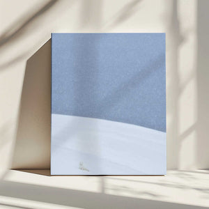 Tablou canvas „Snowy arctic fox in Svalbard” de Yves Adams