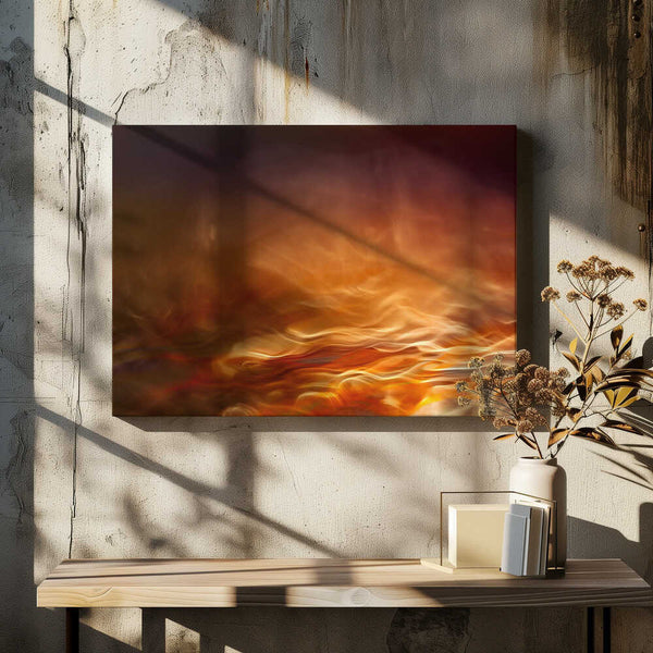 Tablou canvas „Burning water” de Willy Marthinussen