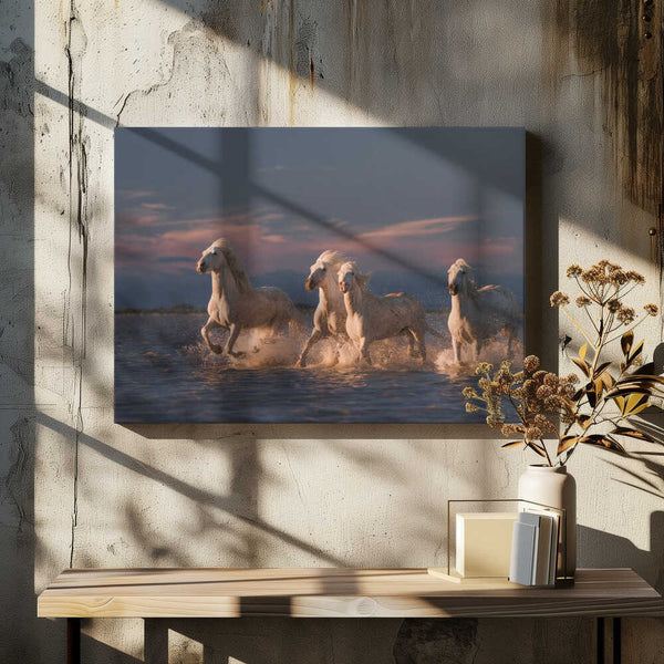 Tablou canvas „Angels of Camargue” de Rostovskiy Anton