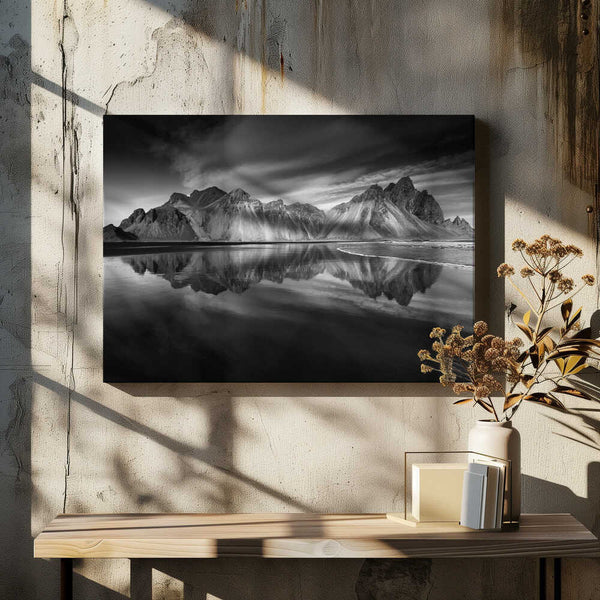 Tablou canvas „Vesturhorn” de Bruno Cruz