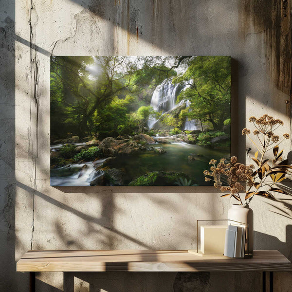 Tablou canvas „Mountain stream” de Woraphon Banchobdi