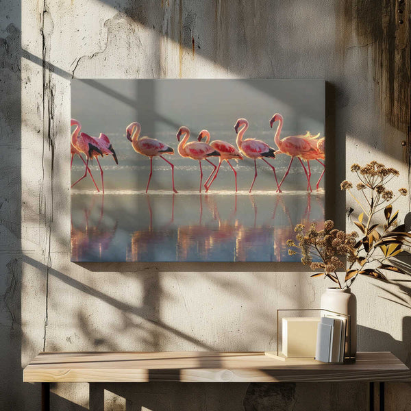 Tablou canvas „Flamingo” de Phillip Chang