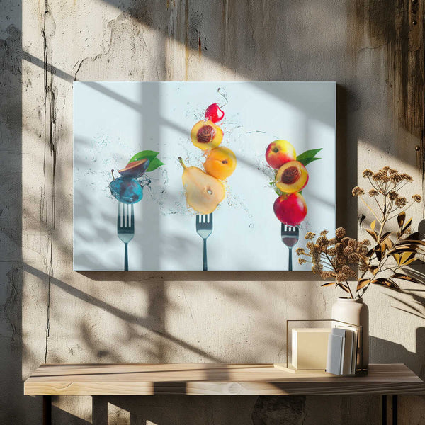 Tablou canvas „Making fruit salad” de Dina Belenko