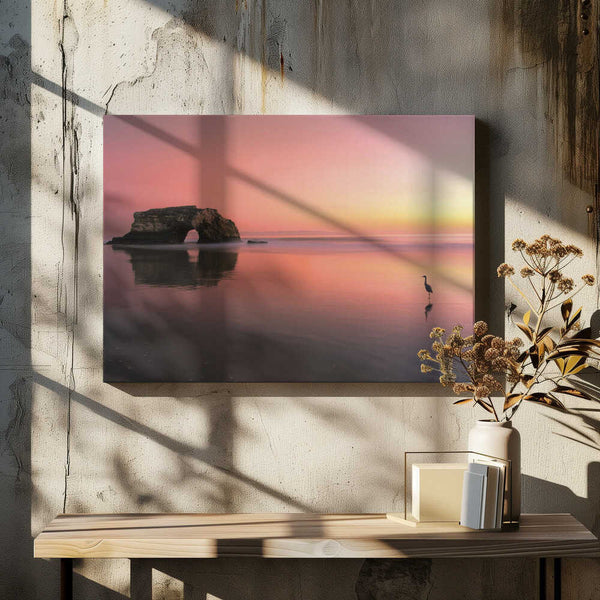 Tablou canvas „Sunset at the Natural Bridge-2” de Rob Li