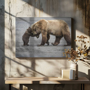 Tablou canvas „A Little Bear Hug” de Renee Doyle