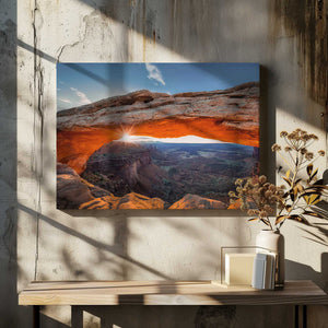 Tablou canvas „Sunrise at Mesa Arch” de Michael Zheng