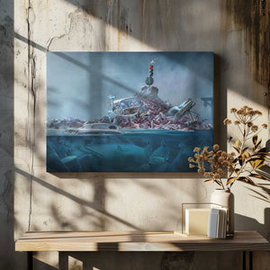 Tablou canvas „Destruction of the environment” de Sulaiman Almawash