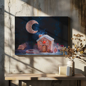 Tablou canvas „Winter Moon” de Dina Belenko