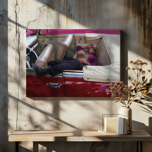 Tablou canvas „Cuba Impression No.4  (Havana, December 25, 2017)” de Yawen Wu