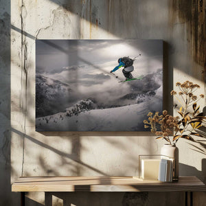 Tablou canvas „Backcountry skiing” de Sandi Bertoncelj