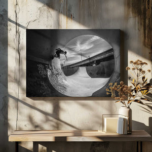 Tablou canvas „Full Pipe @ Sam Taeymans” de Eric Verbiest