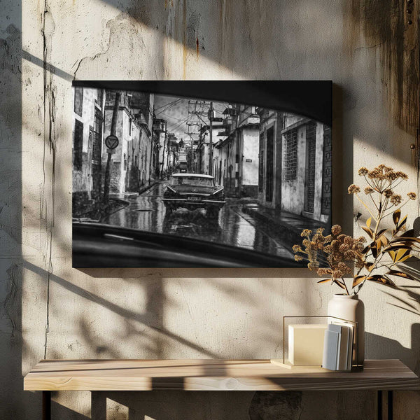 Tablou canvas „in the streets of santiago de cuba” de Pavol Stranak