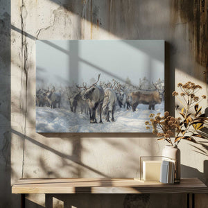 Tablou canvas „Reindeers” de Patrik Minar