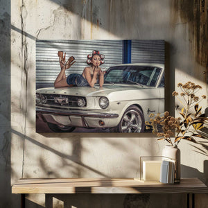 Tablou canvas „Baby you can drive my Car .....” de gNo