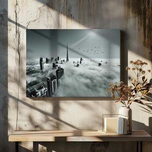 Tablou canvas „Up up and Above” de Naufal
