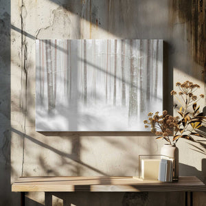 Tablou canvas „Winterforest in Sweden” de Christian Lindsten