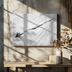 Tablou canvas „Skiing Powder” de Lorenzo Rieg