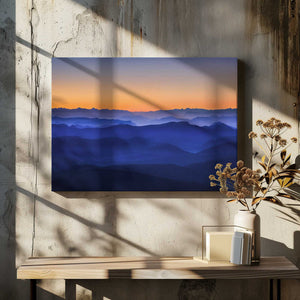 Tablou canvas „Misty Mountains” de David Bouscarle
