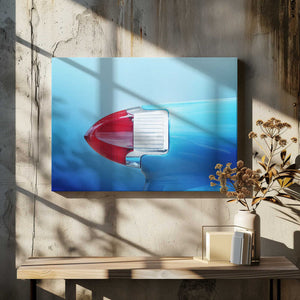 Tablou canvas „US classic car 88 1956 tail fin abstract” de Beate Gube