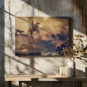 Tablou canvas „The buffalo shepherd” de Meriç Aktar
