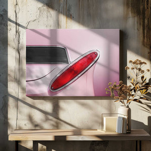 Tablou canvas „US classic car 1961 Comet tail fin abstract” de Beate Gube