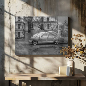 Tablou canvas „Flying car” de Kostas Valaris