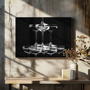Tablou canvas „Champagne tower_10” de Pictufy Studio III
