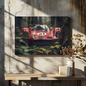 Tablou canvas „ForestCar” de Marcel Egger