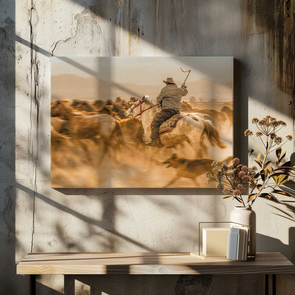 Tablou canvas „Wild horses (aka Yılkı Atları)” de Mustafa öztürk