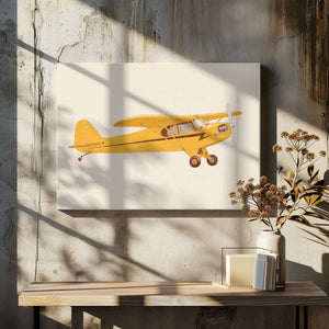 Tablou canvas „Little Yellow Club Piper Club” de Florent Bodart