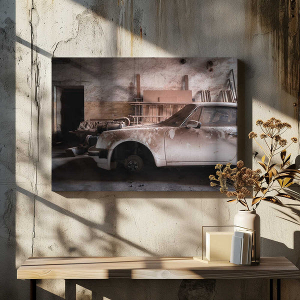 Tablou canvas „Dusty Porsche” de Roman Robroek