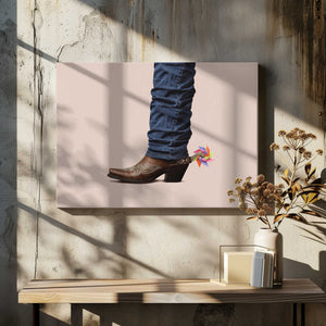 Tablou canvas „Not Serious Cowboy” de Artem Pozdniakov