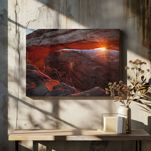 Tablou canvas „Mesa Arch Sunrise” de Barbara Read