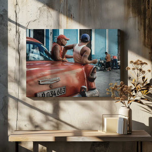 Tablou canvas „Waiting together” de Andy Bauer