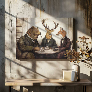 Tablou canvas „Tea Time” de Mike Koubou