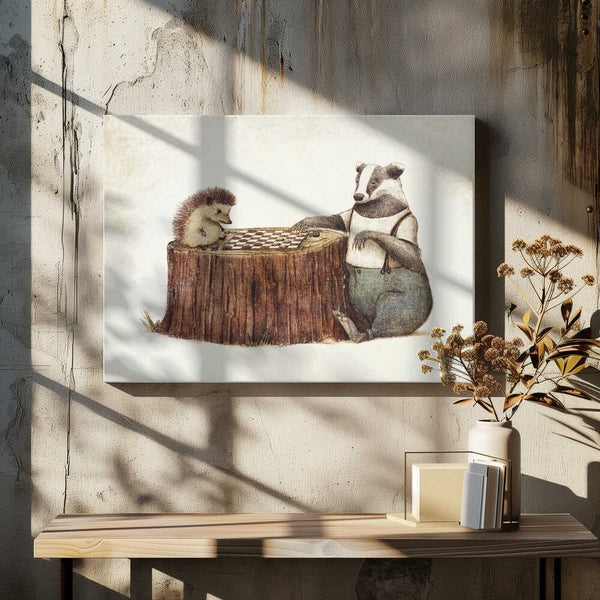 Tablou canvas „Animal Playtime” de Mike Koubou