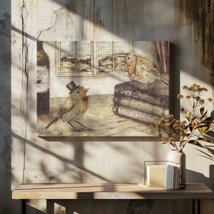 Tablou canvas „Feathered Finery” de Mike Koubou