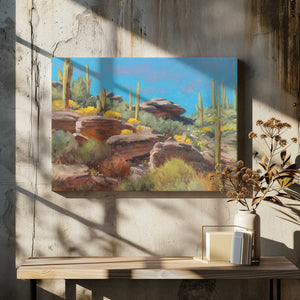 Tablou canvas „Desert Blooming Scene” de Cody DeLong