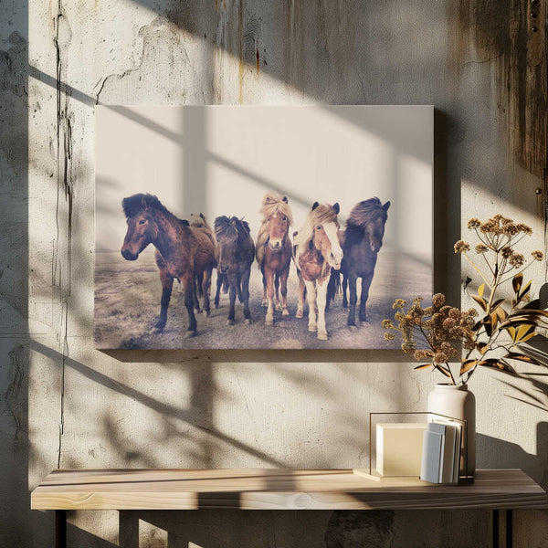 Tablou canvas „Horses” de Kathrin Pienaar