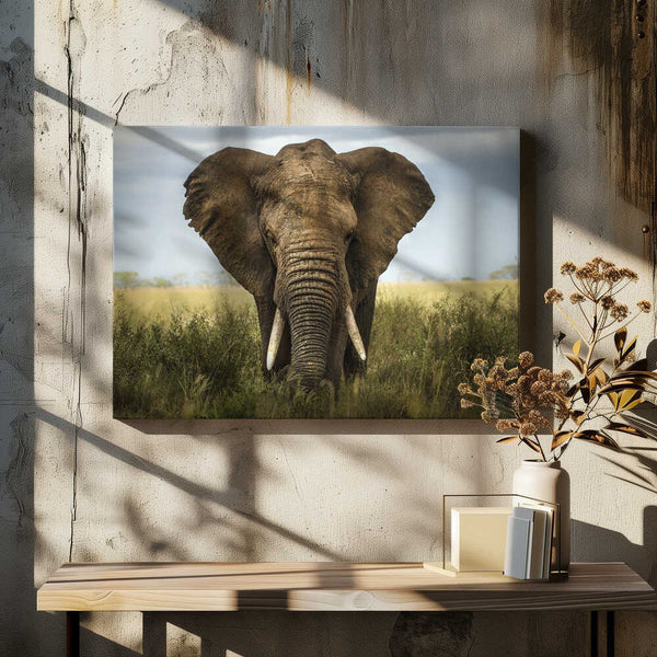 Tablou canvas „Encounters in Serengeti” de Alberto Ghizzi Panizza
